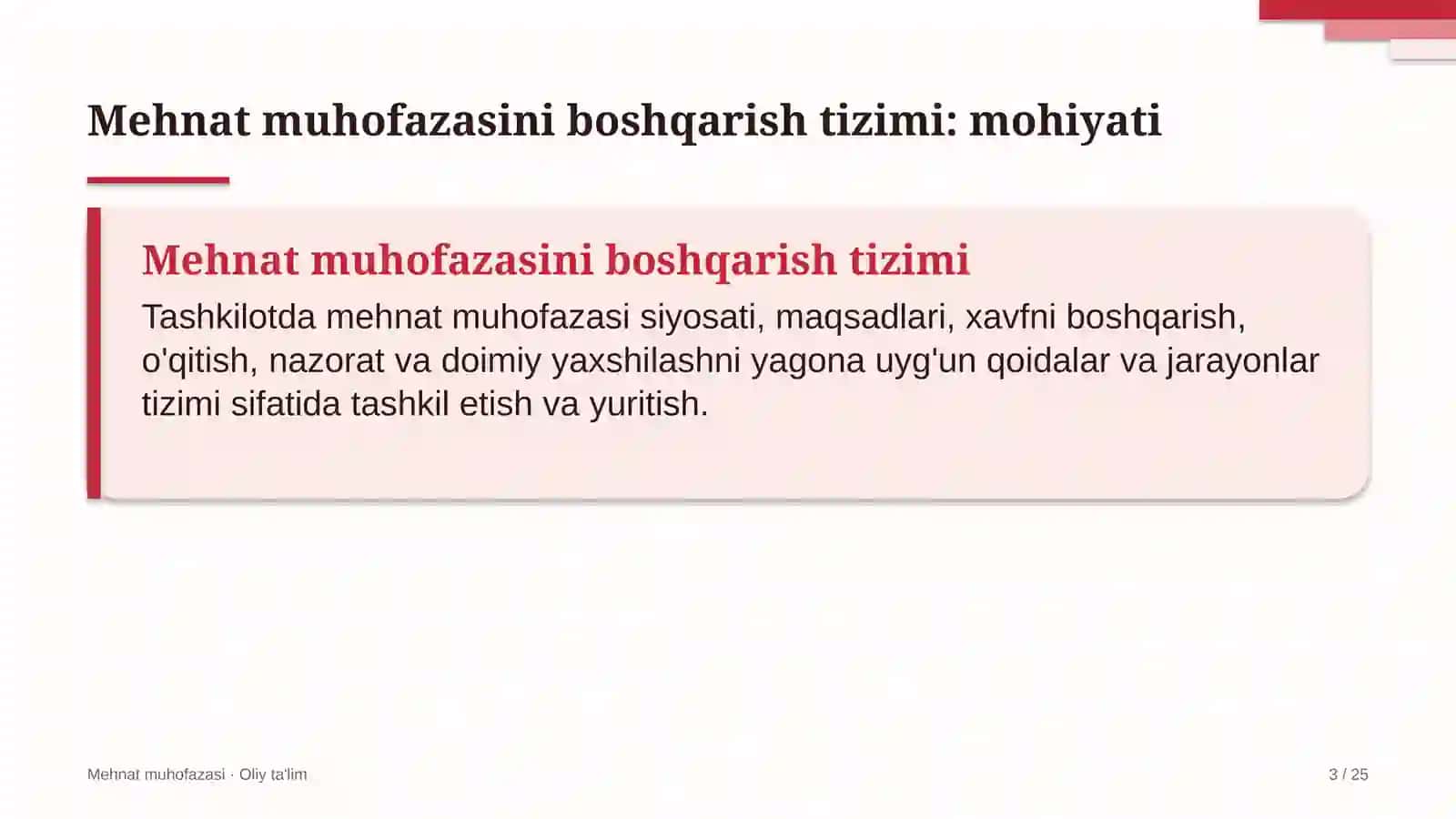foto va video xizmatlarida mehnat muhofazasini boshqarish tizimini joriy etish 2718 3