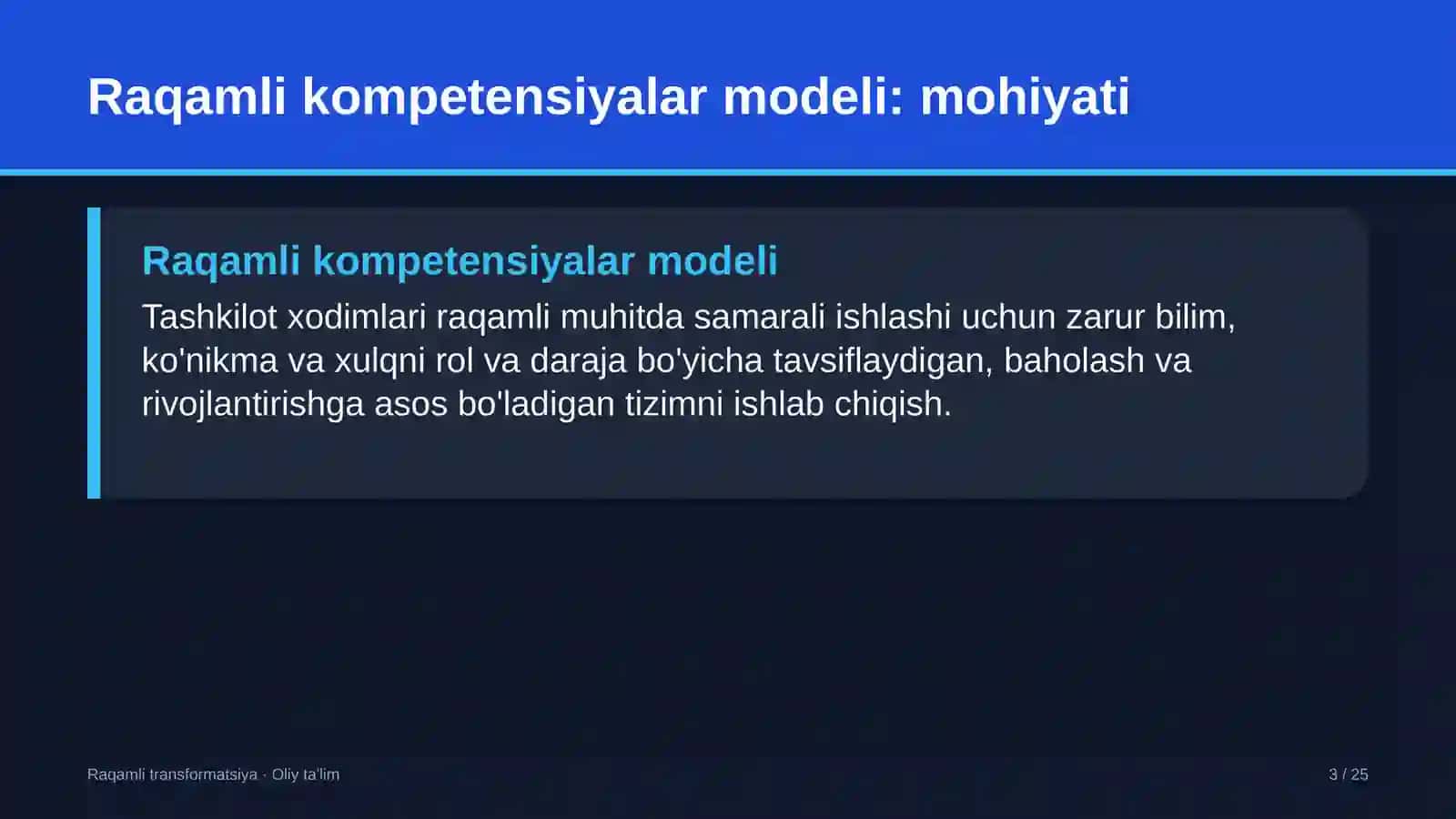 Fintex kompaniyalarida raqamli kompetensiyalar modelini ishlab chiqish 3