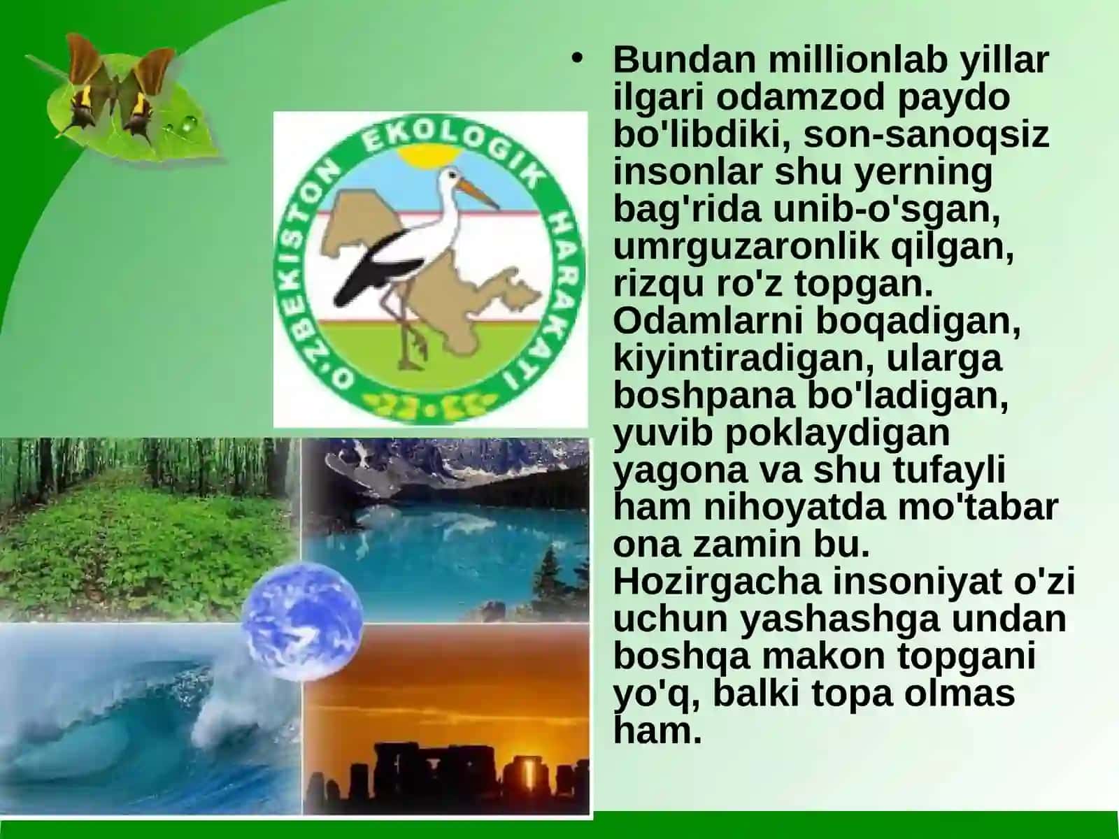 EKOLOGIK MADANIYAT 3