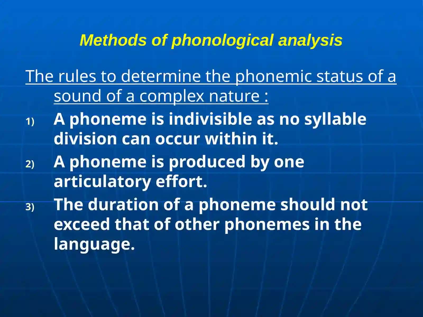 The Phonological Analysis of English Speech Sounds 3