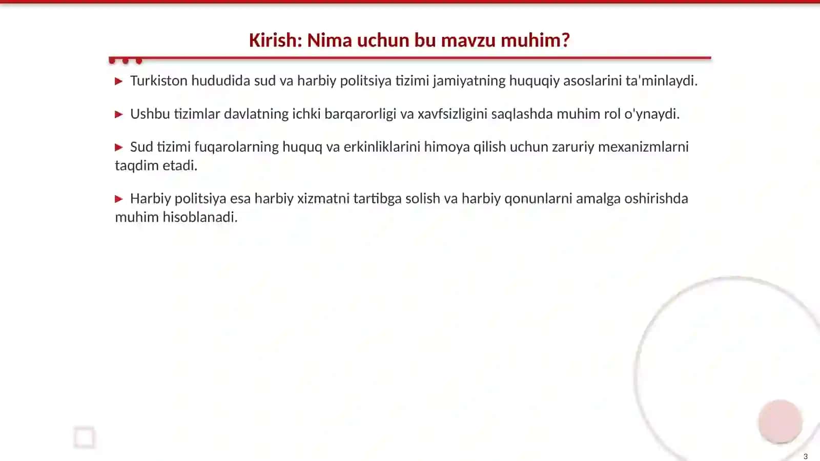Turkistonda Sud va Harbiy Politsiya Tizimi 3