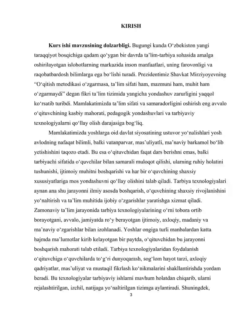 O'qituvchining tarbiya texnologiyalari asosida pedagogik mahoratini oshirib borishi 3