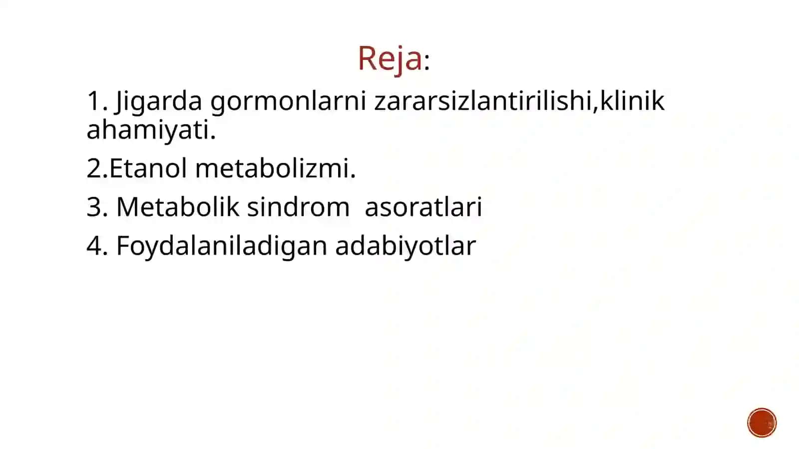 Jigardagi gormonlarni Zararsizlantirilishi, klinikahamiyat etanol metabolizmi 3