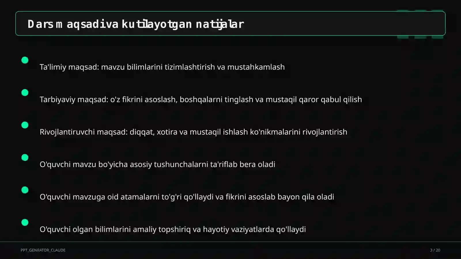 Veb-sahifa yaratish: HTML asoslari (9-sinf) 3