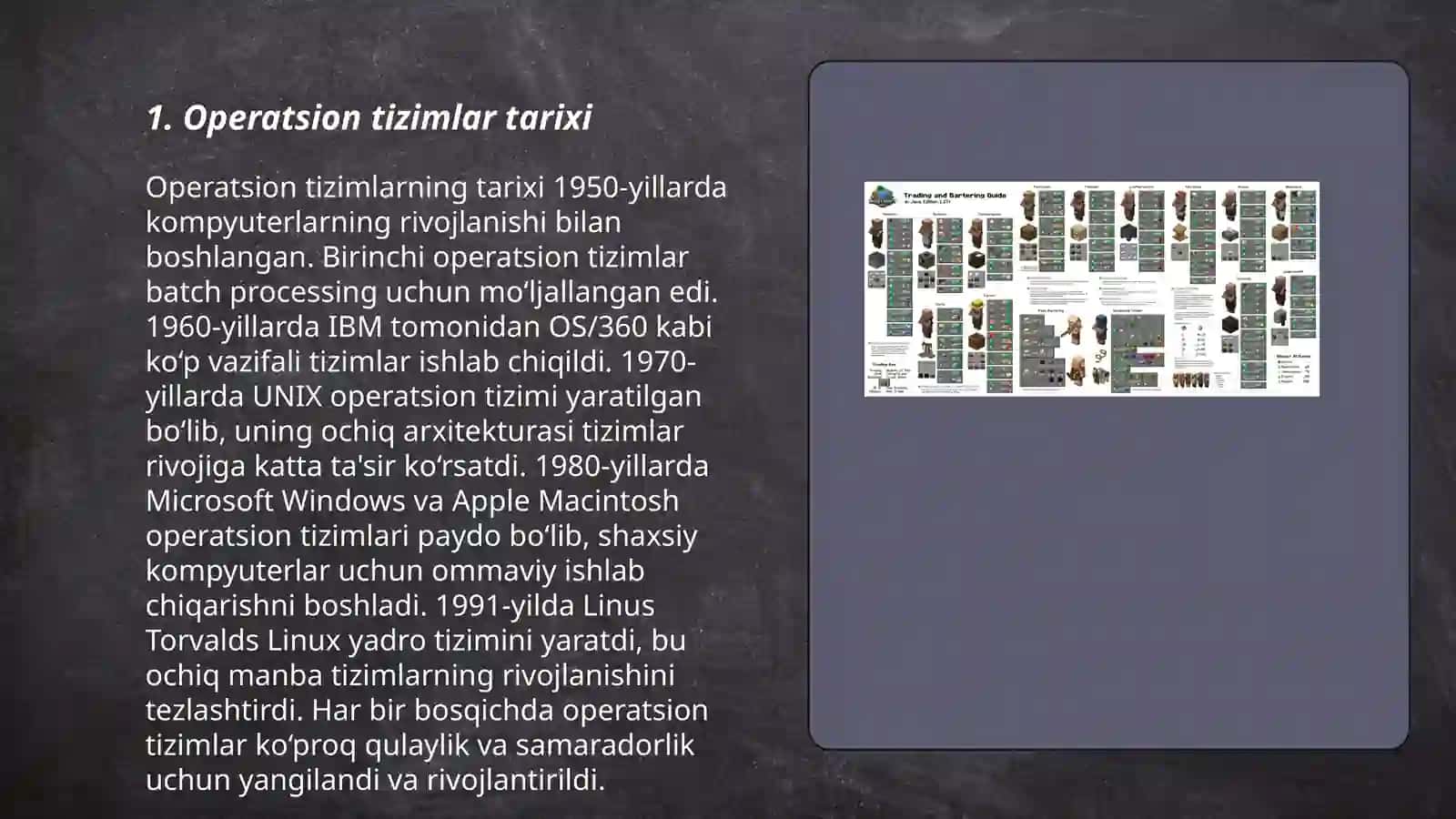 Operatsion tizimlarning tarixi 3