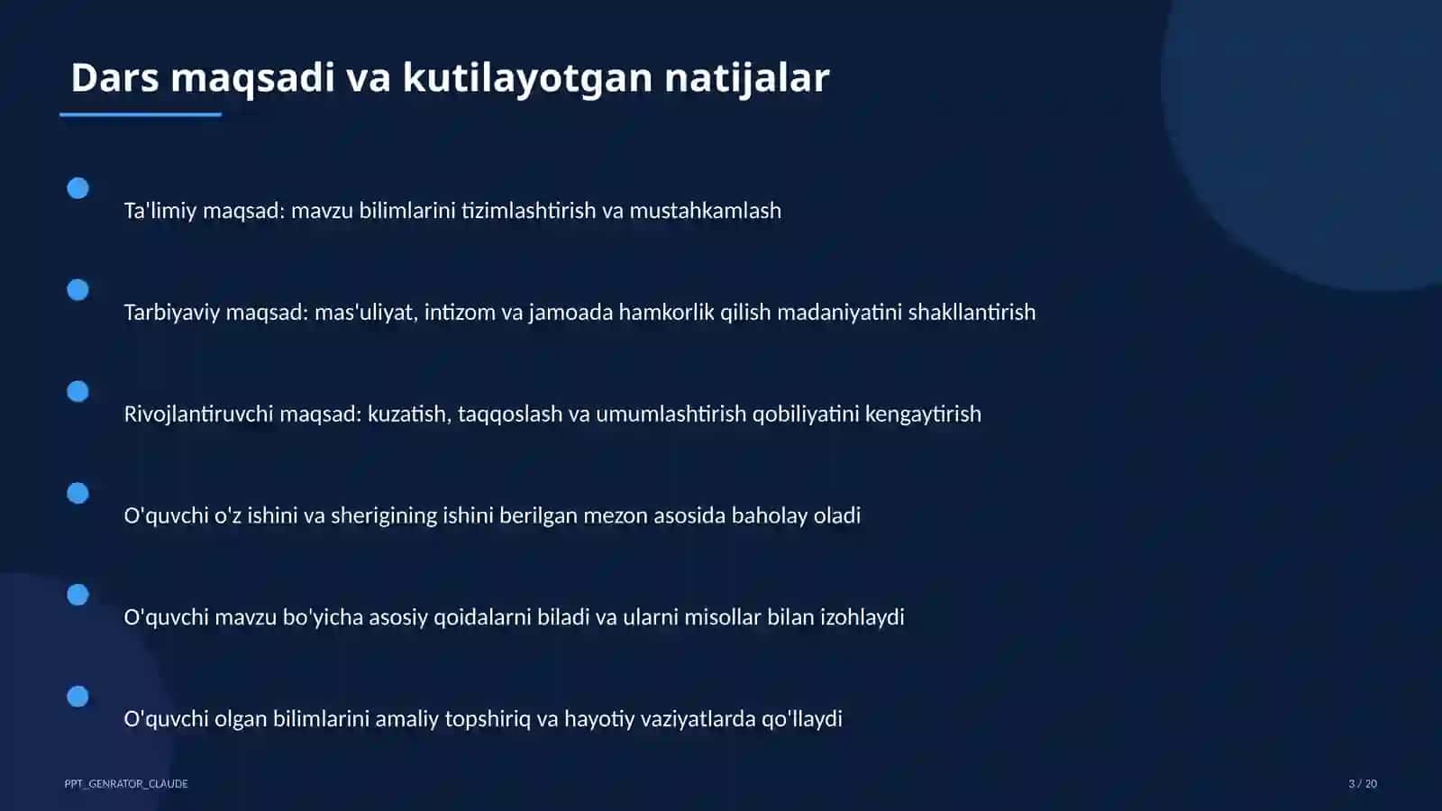 Dolzarb mavzular — maktab va o'qituvchilar 3