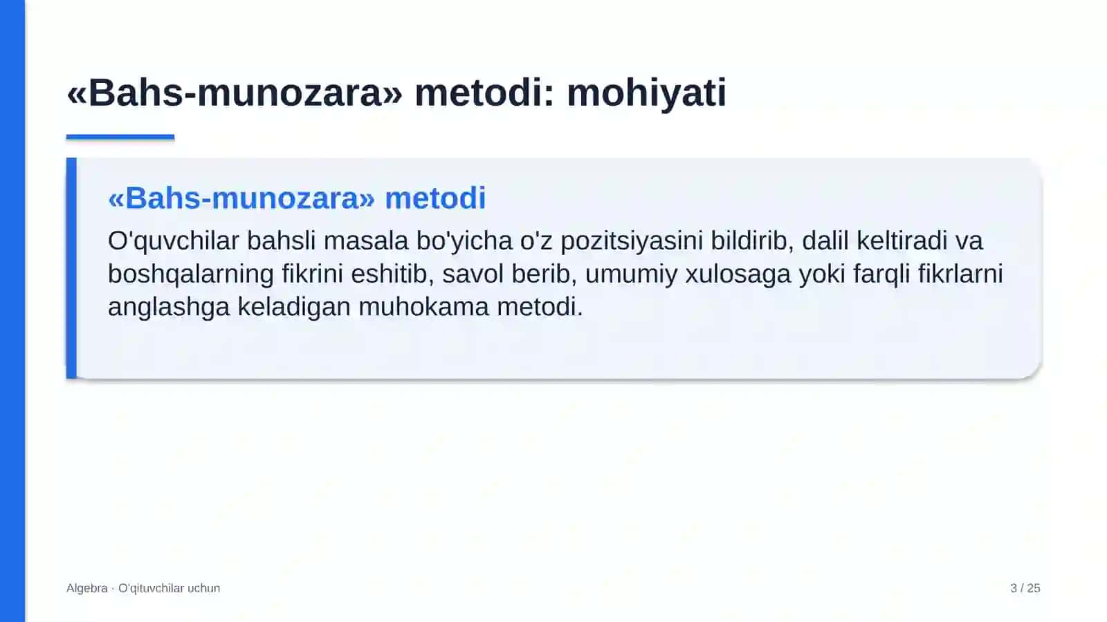 algebra darslarida bahs munozara metodidan foydalanish 2950 3
