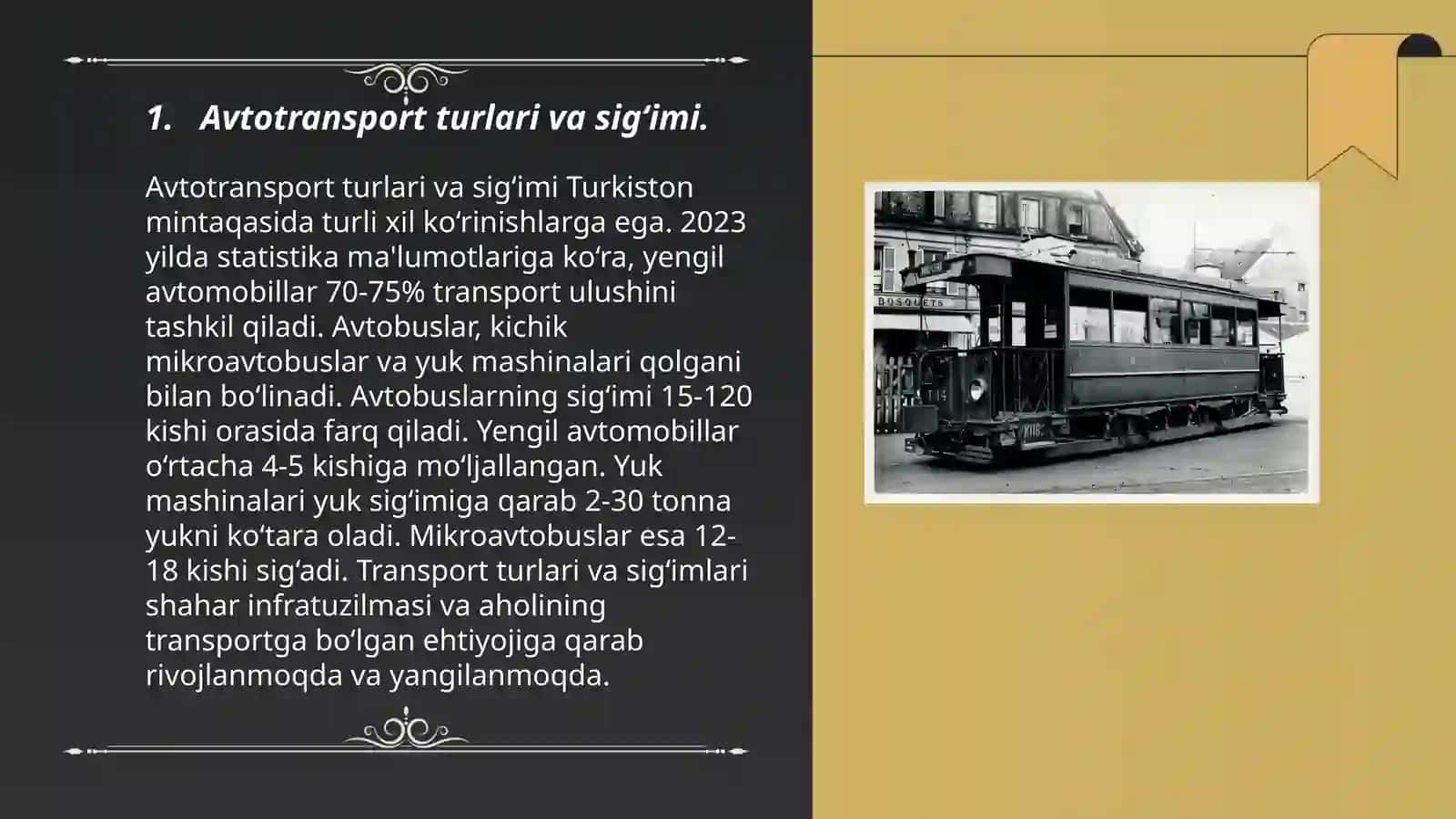Avtomobil transporti 3
