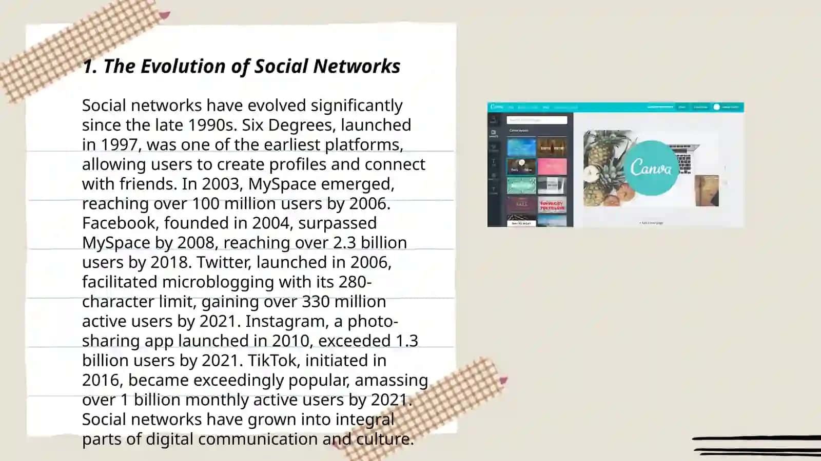 Evolution of Social Networks 3