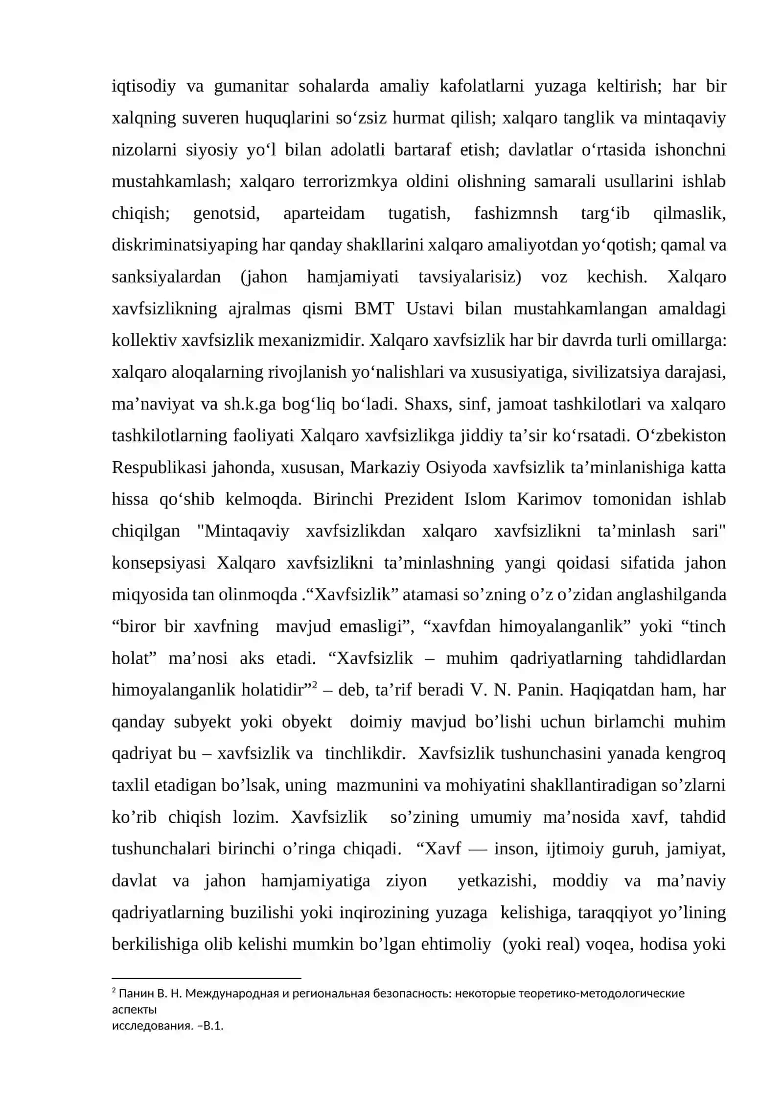 Xalqaro Xavfsizlikning Asosiy Tamoyillari 3