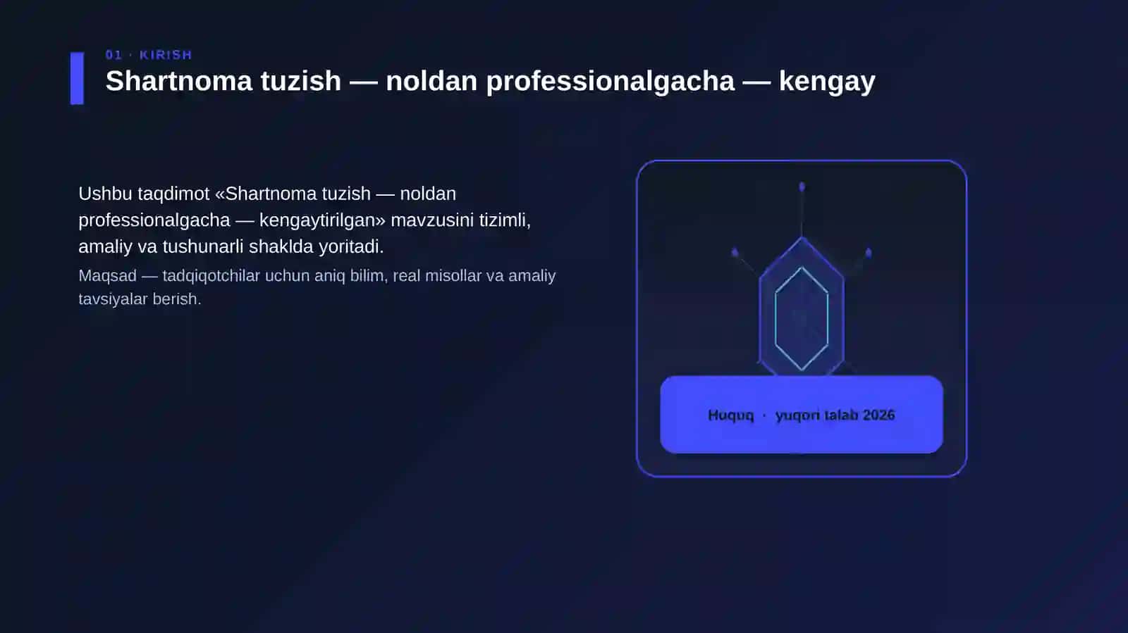 Shartnoma tuzish — noldan professionalgacha — kengaytirilgan 3