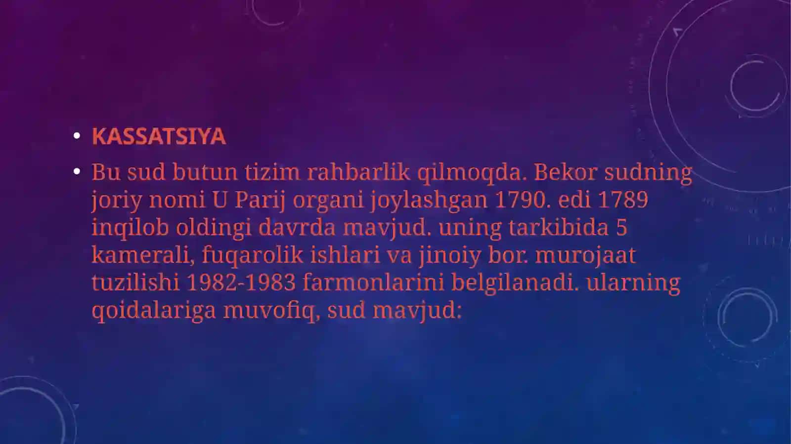 Fransiya sud tizimi 3