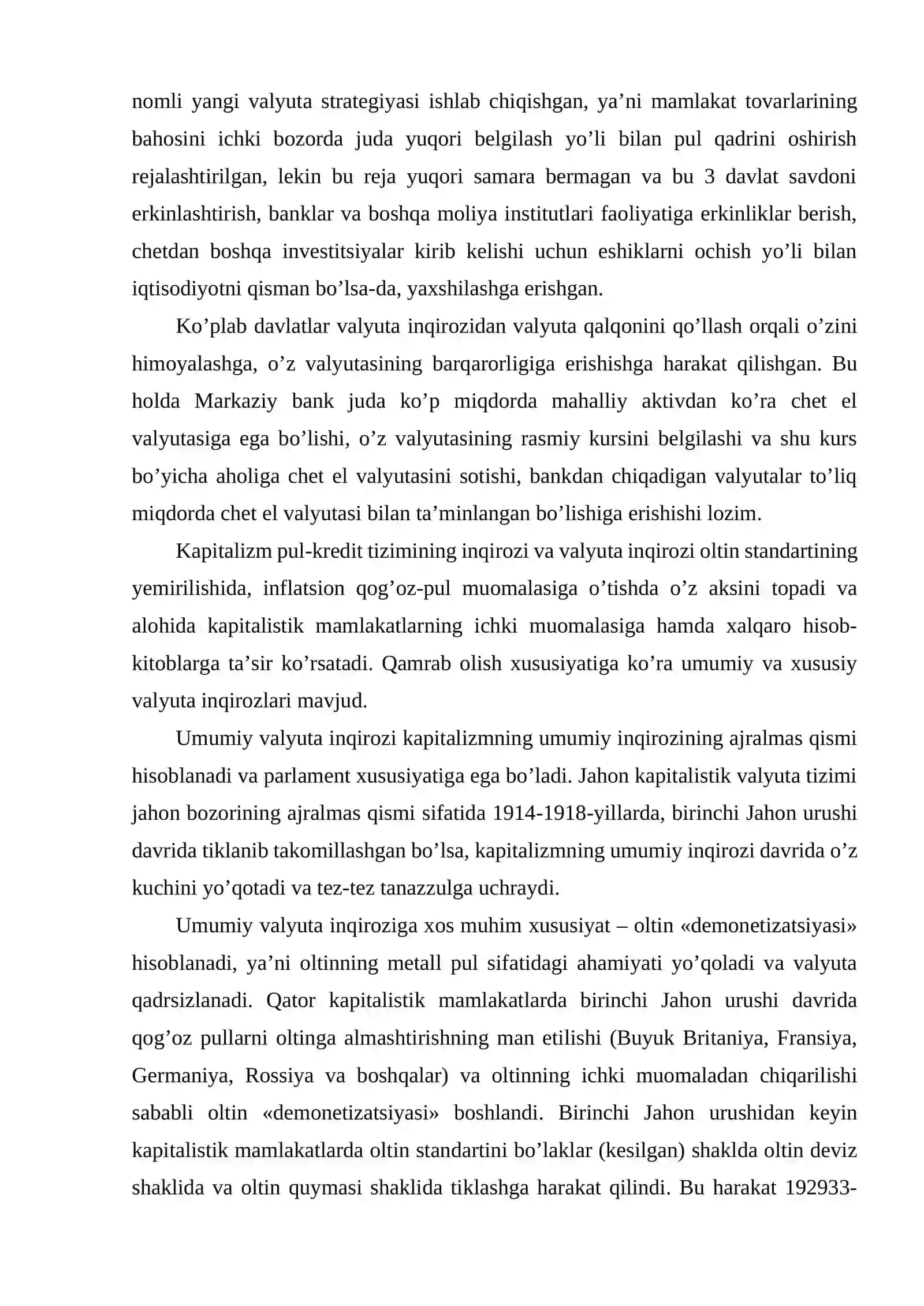 Valyuta inqirozlari va ularning shakllari 3