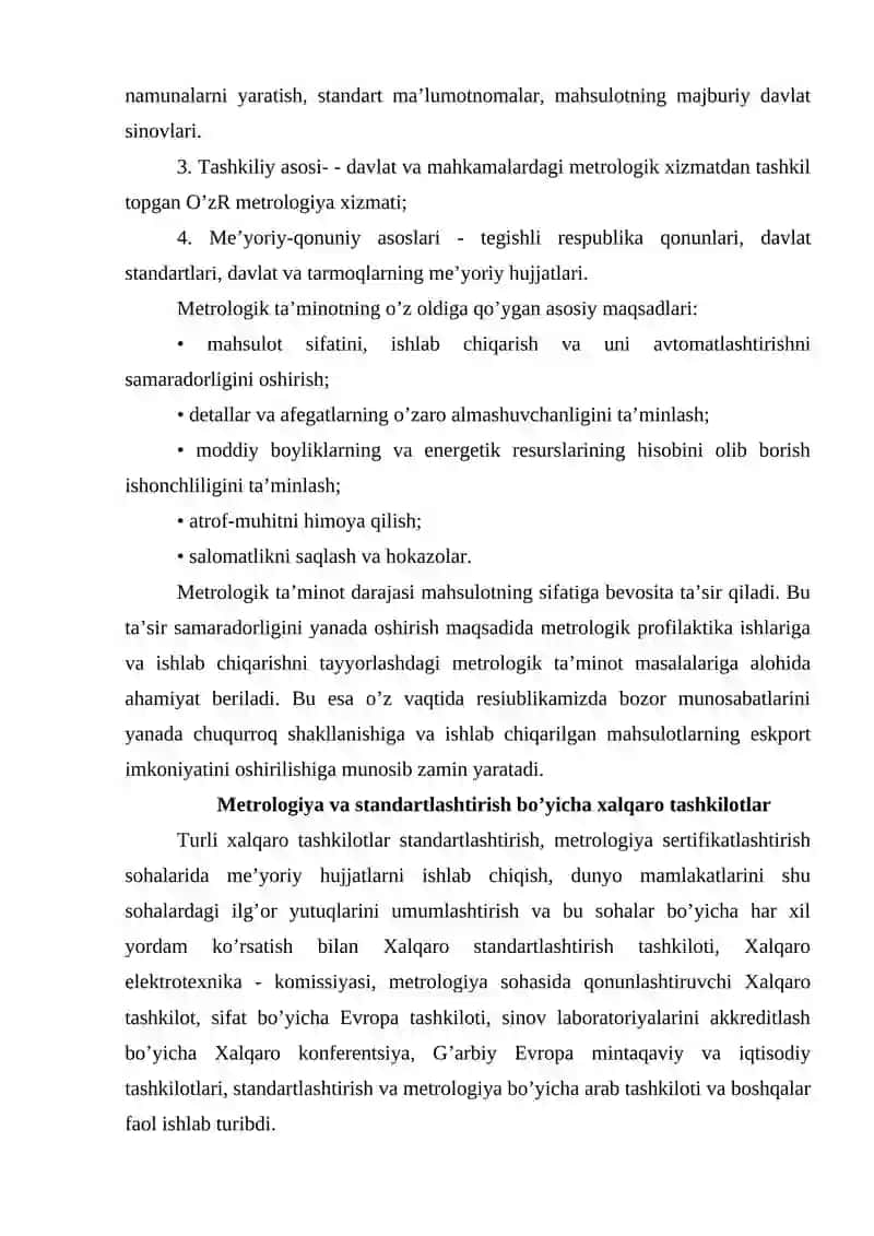 Metrologiya xizmati hamda metrologik ta`minot 3