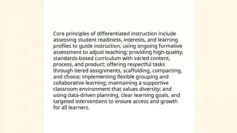 Differentiated Instruction and Inclusive Teaching 3