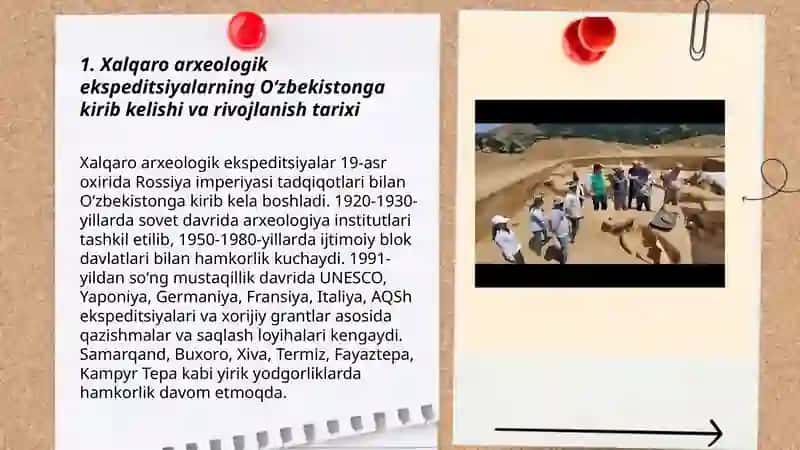 Arxeologiya fanida xalqaro aloqalar tarixi 3