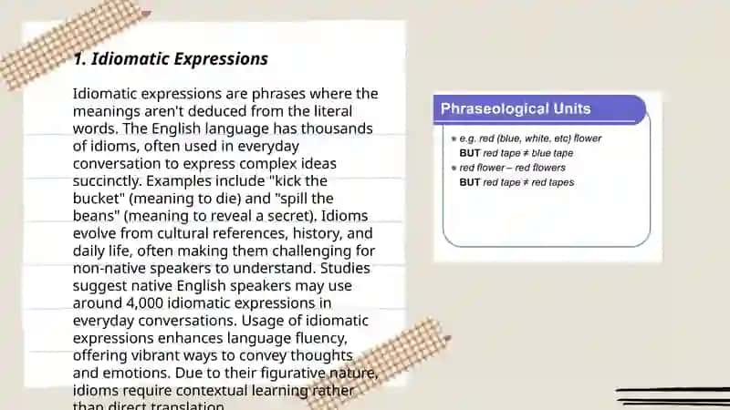 Idiomatic Expressions 3