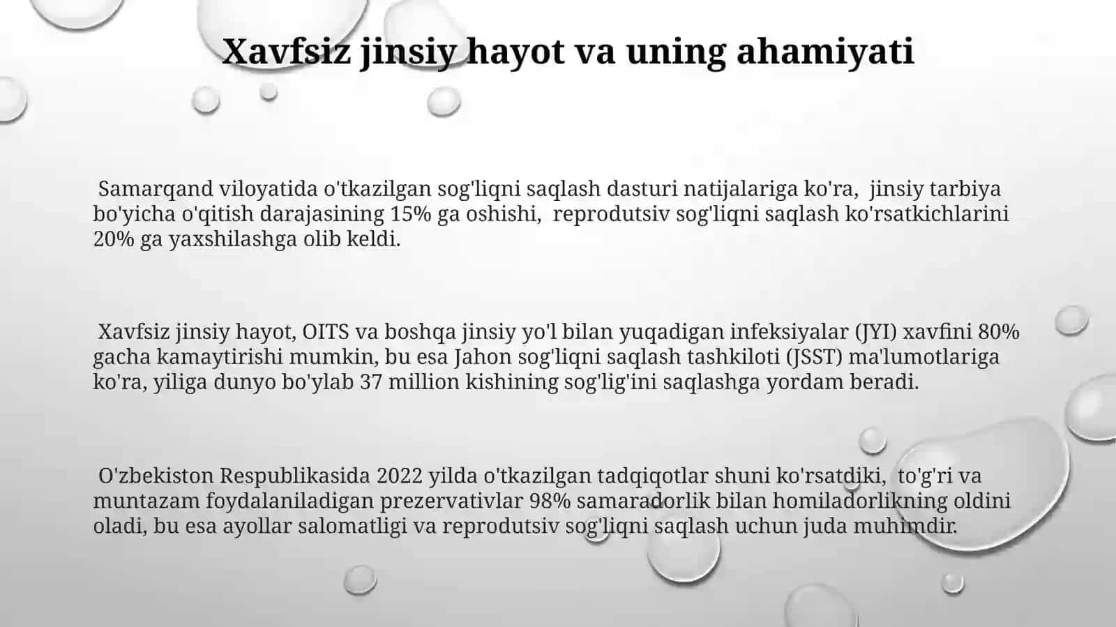 Jinsiy va reproduktiv salomatlikning valeologik ahamiyati 3
