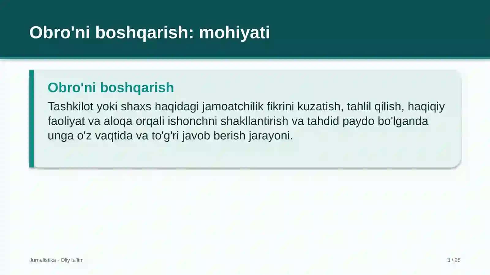 Hayvonot bog'larida obro'ni boshqarish 3