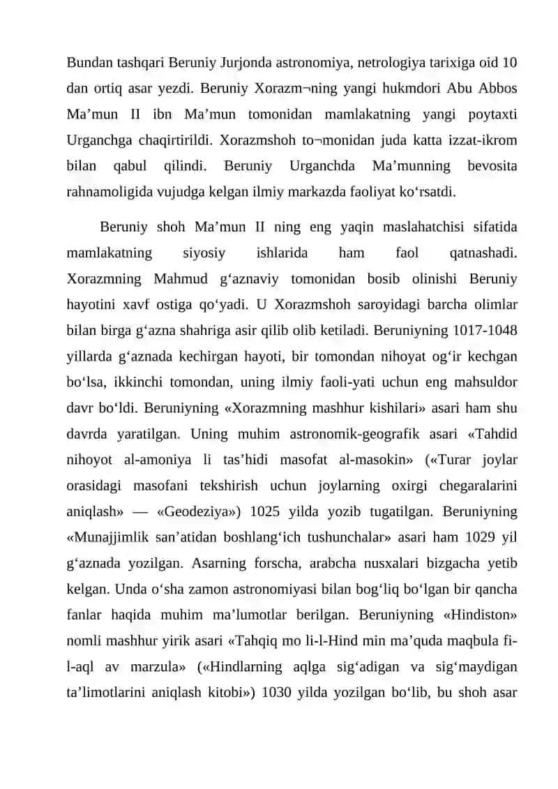 Abu Rayhon Beruniy 3