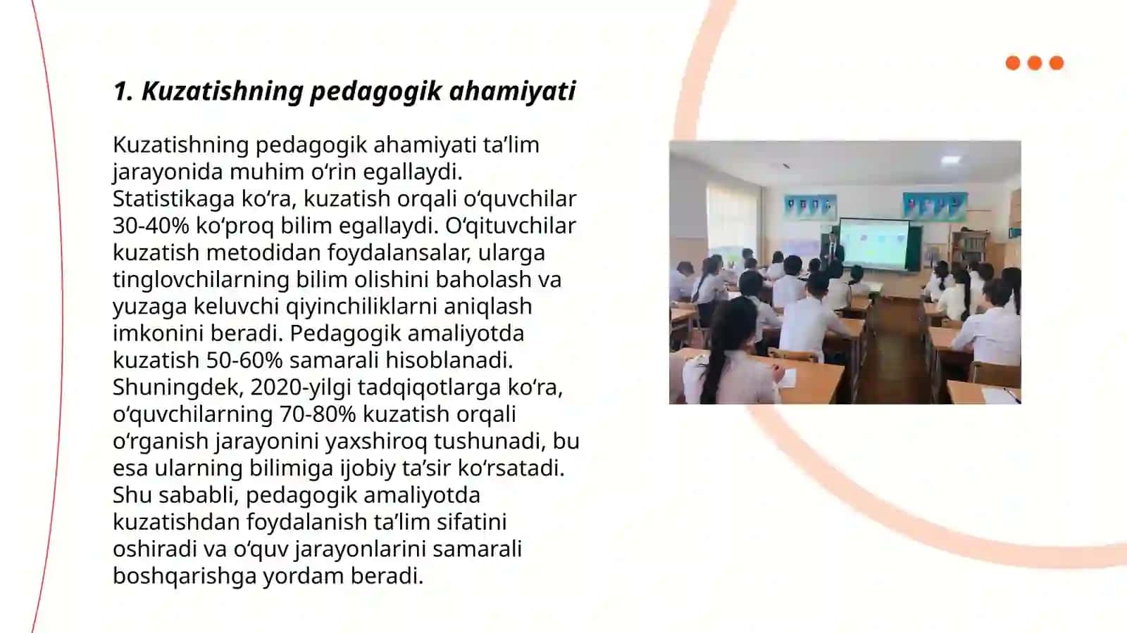 Kuzatish, suhbat, inson faoliyatini tahlil qilish pedagogik metodlar sifatida 3