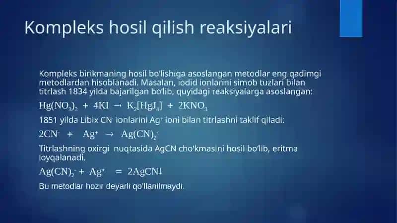 KOMPLEKSONOMETRIK TITRLASH 3