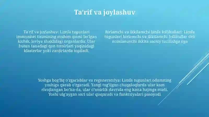 Limfa Tugunlari. Birlamchi Va Ikkilamchi Limfa Tugunlchalari (Follikullar) Tuzilishi Va Hujayraviy Tarkibi 3