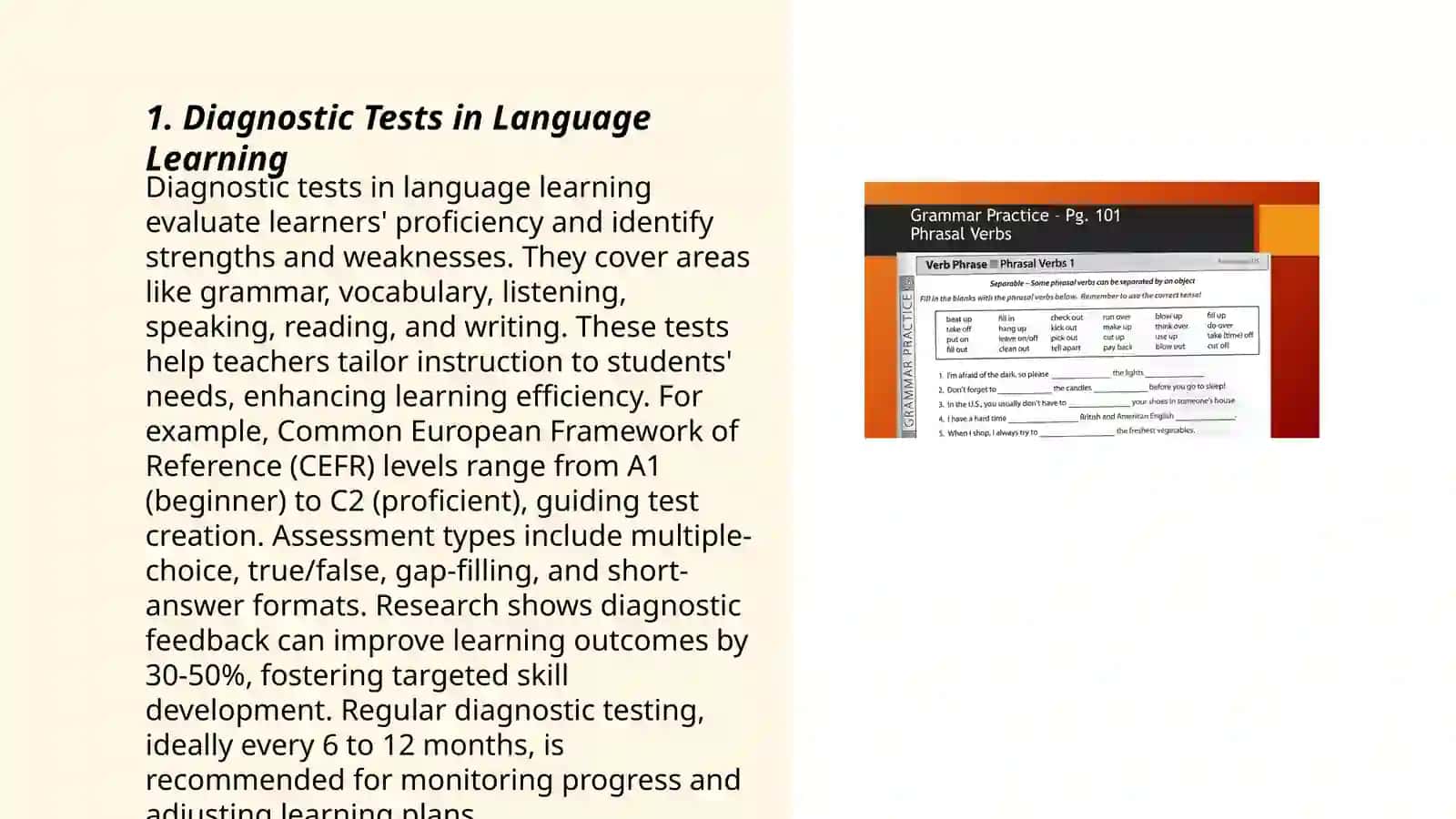Diagnostic Tests in Language Learning 3