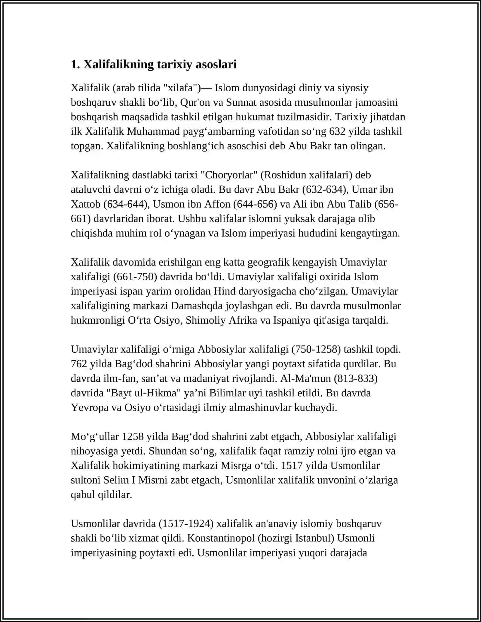 ARAB XALIFALIGI 3