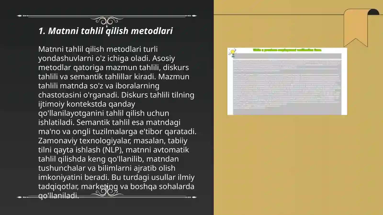 Kompyuter lingvistikasi: metodlari, resurslari va yònalishlari 3