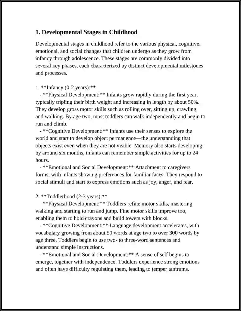 Developmental Stages in Childhood 3