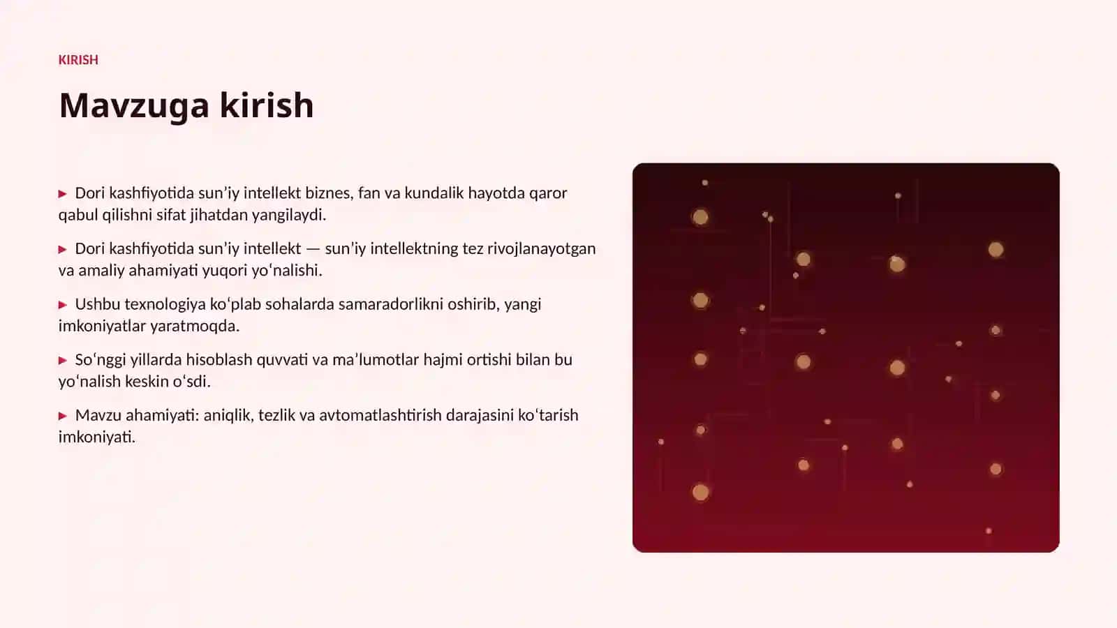SUNʼIY INTELLEKT • PROFESSIONAL TAQDIMOT 3