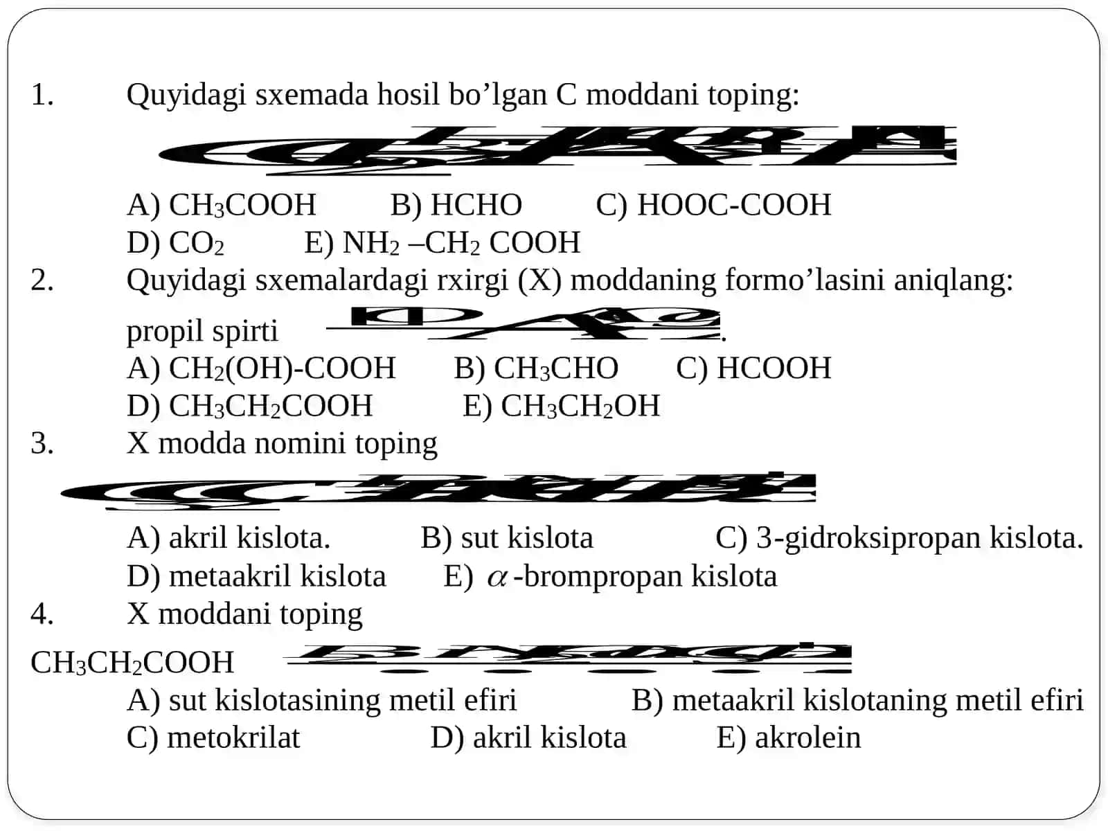 ORGANIK KIMYO(amaliymashg`ulot) 3