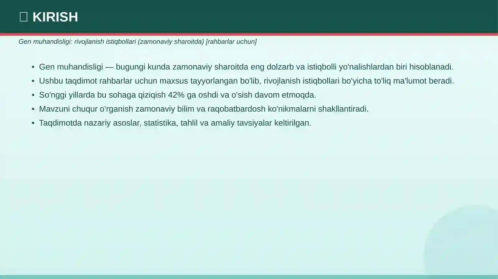 GEN MUHANDISLIGI 3