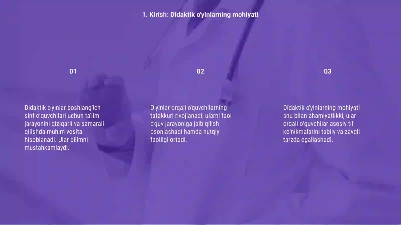 Didaktik O'yinlar 3