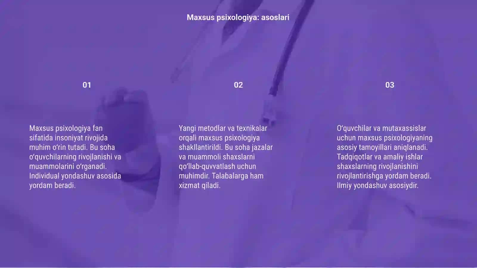 Maxsus psixologiya: asoslari 3