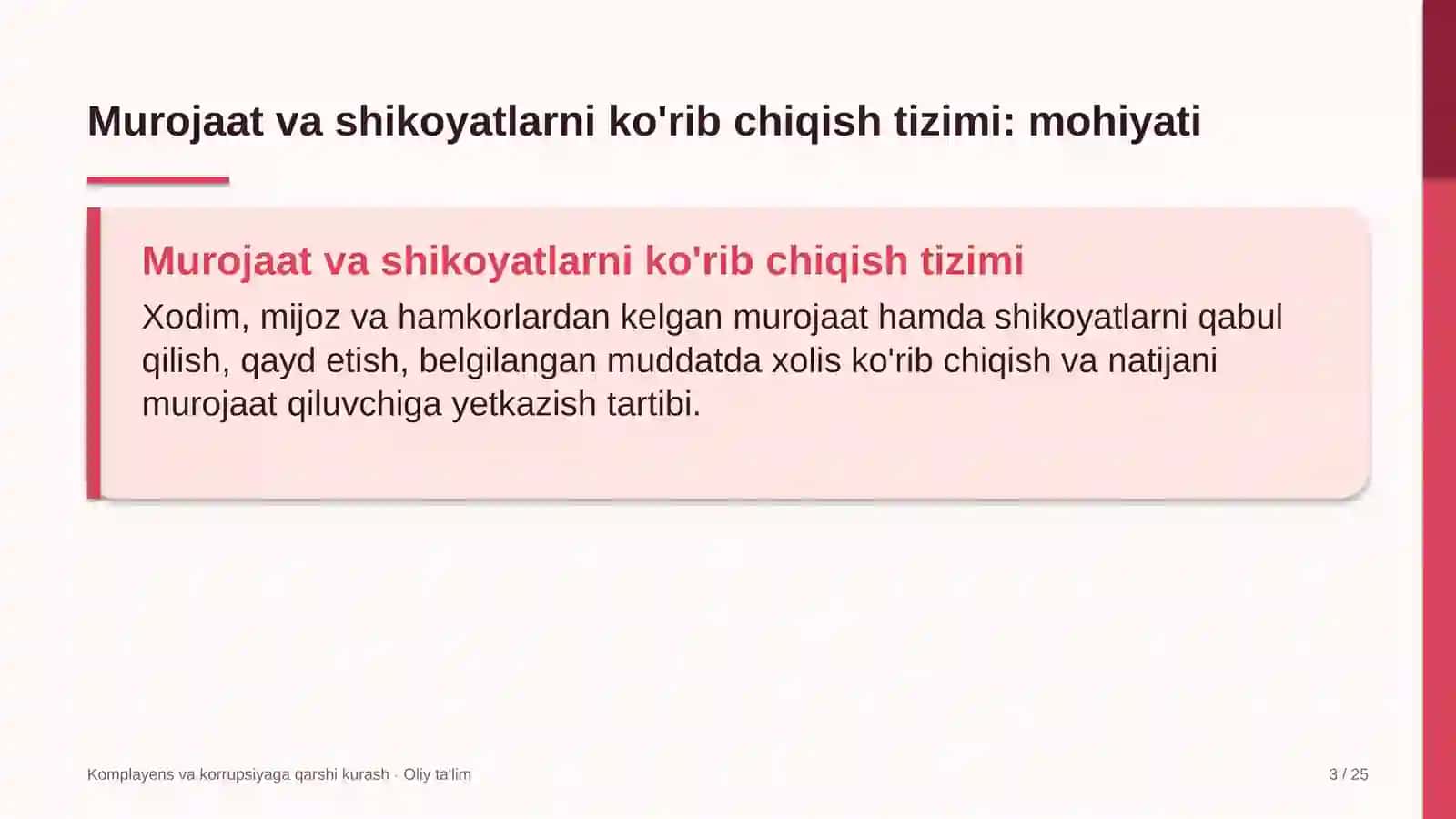Kriptoaktivlar bozorida murojaatlar va shikoyatlarni ko'rib chiqish tizimi 3