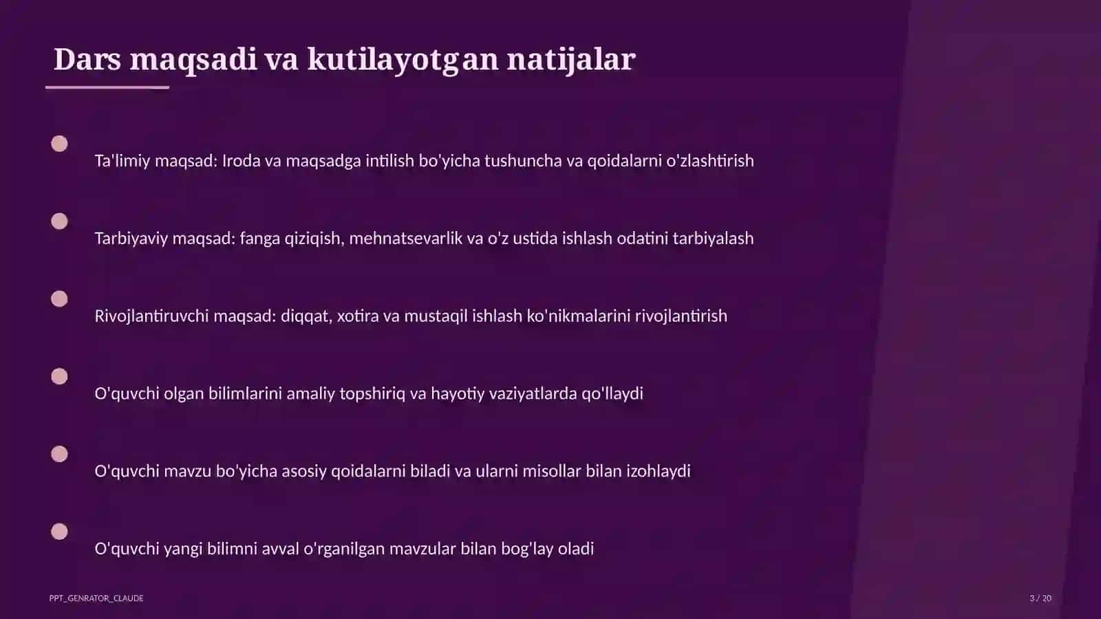 Iroda va maqsadga intilish (9-sinf) 3