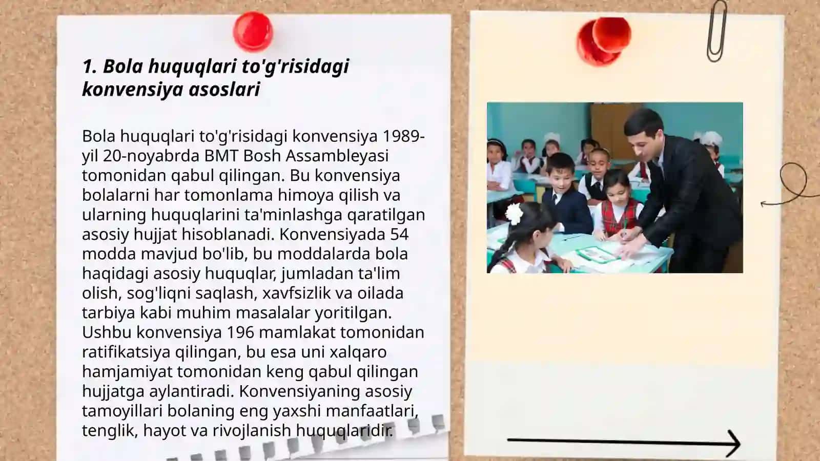 BMTning "Bola huquqlari to'g'risidagi konvensiyasi" Media texnologiyalar kundalik hayotda 3