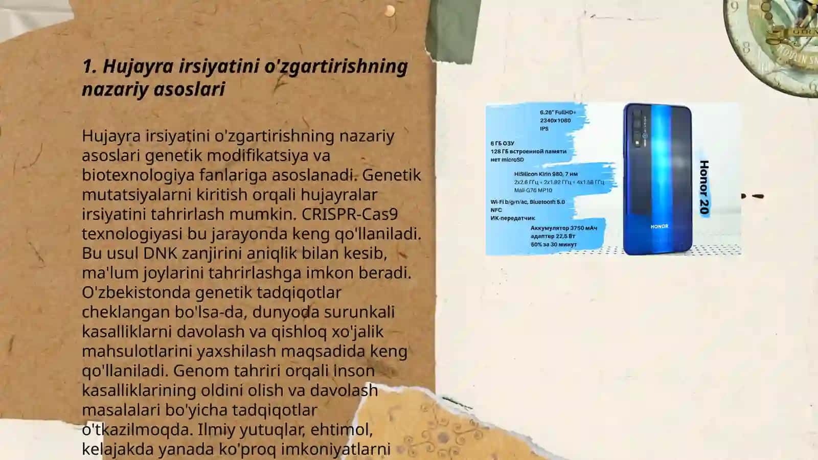 Hujayra irsiyatini o'zgartirishning nazariy asoslari 3