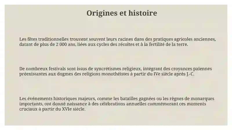 Les fetes traditionelles 3