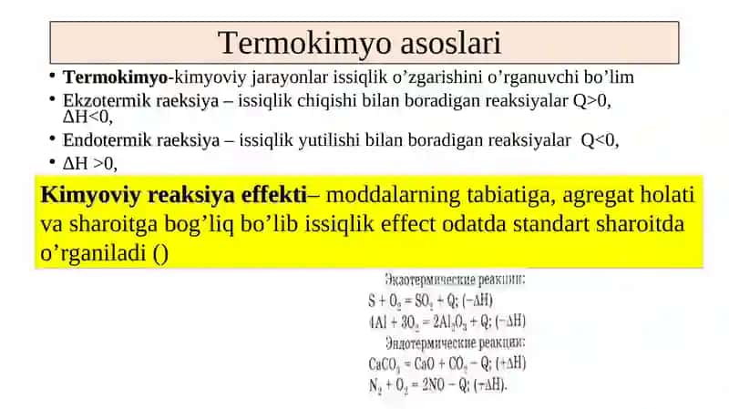 Termokimyo asoslari 3