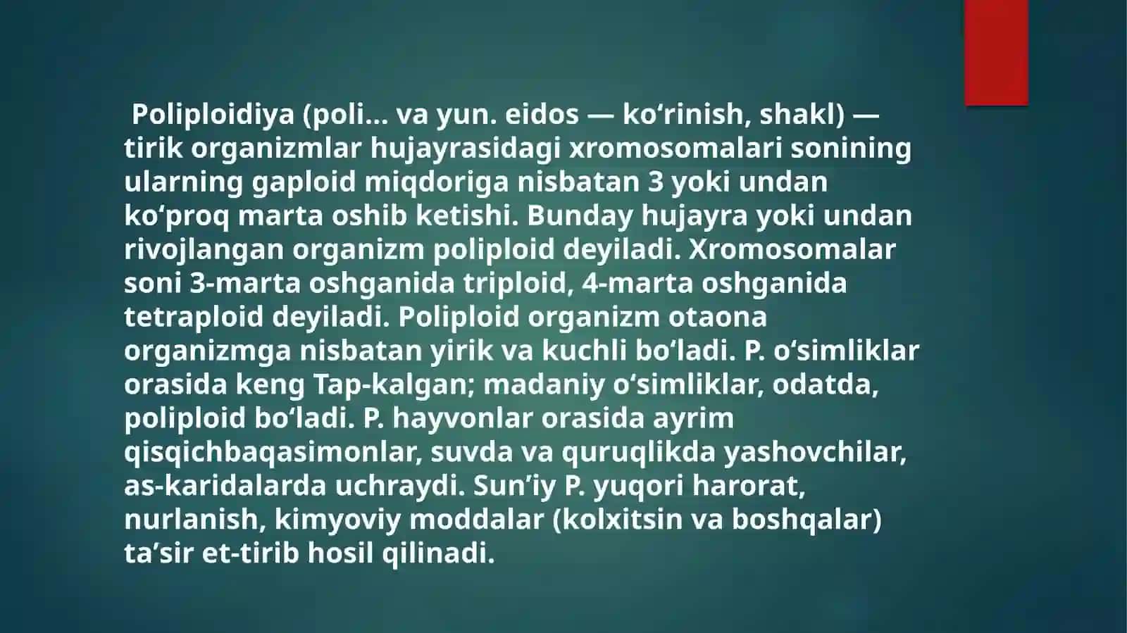 Poliploidiya va Gaploidiyaning Seleksiyada Ishlatilishi 3