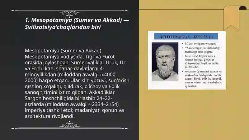 Mesopotamiya (Sumer va Akkad) 3