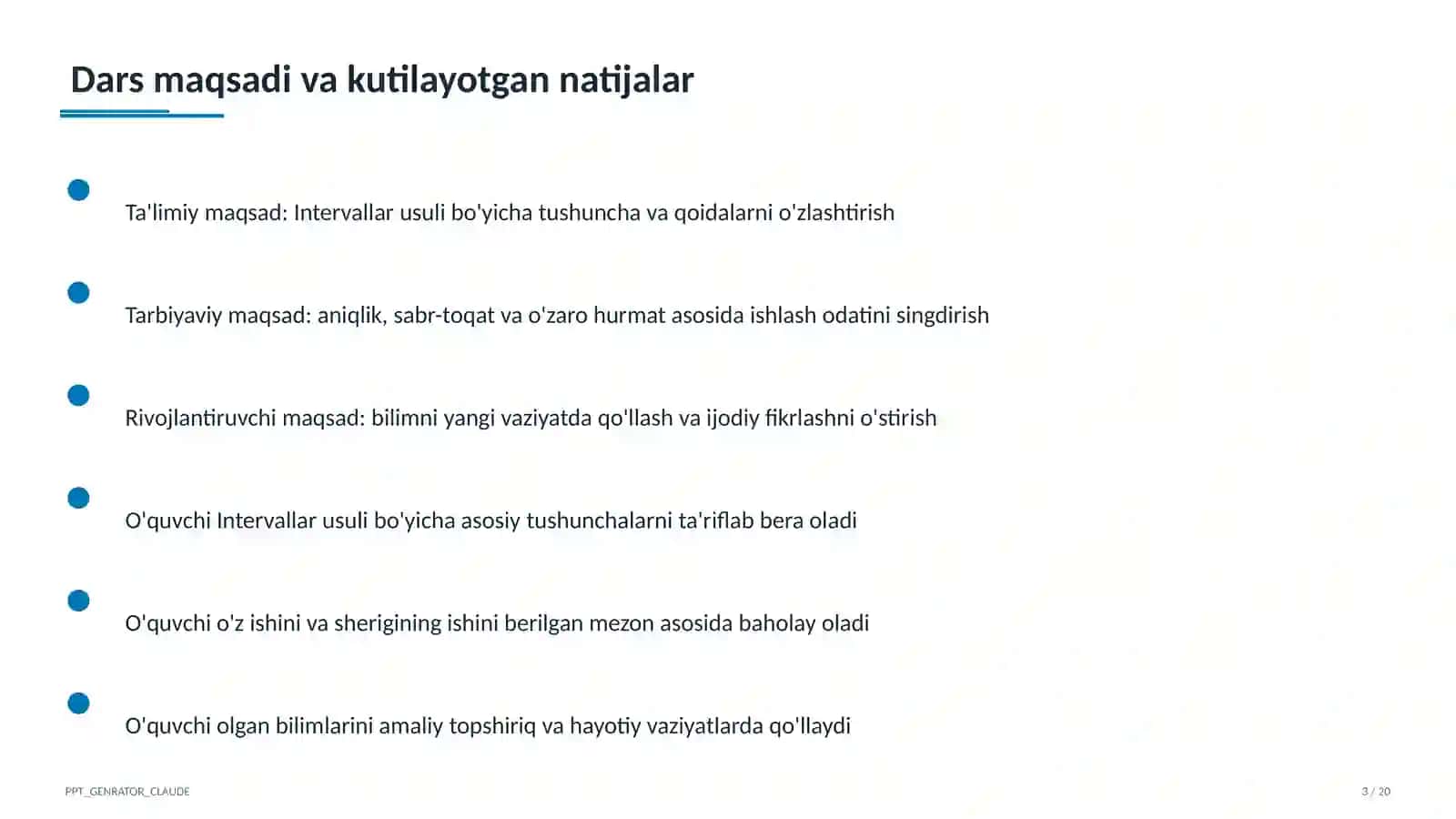 Intervallar usuli (9-sinf) 3