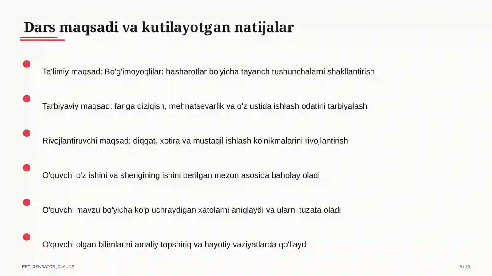 Bo'g'imoyoqlilar: hasharotlar (7-sinf) 3