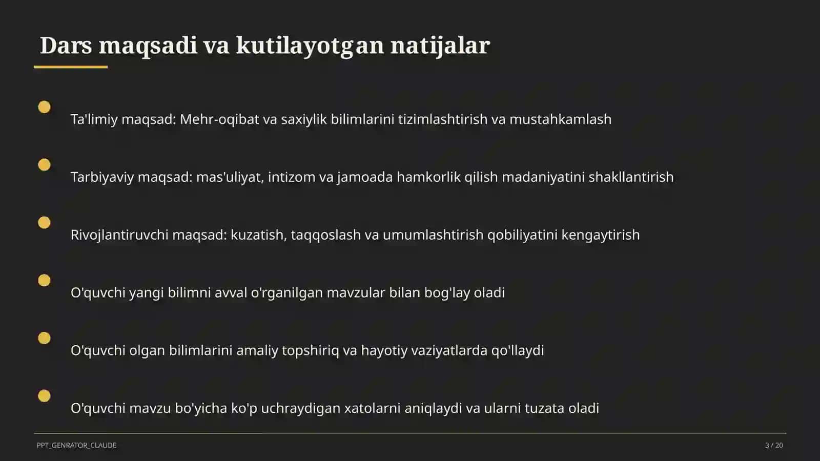 Mehr-oqibat va saxiylik (4-sinf) 3