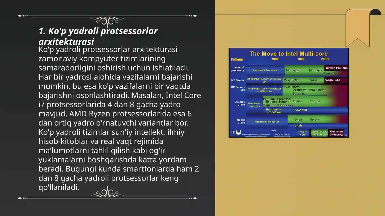 Ko'p yadroli protsessorlar 3
