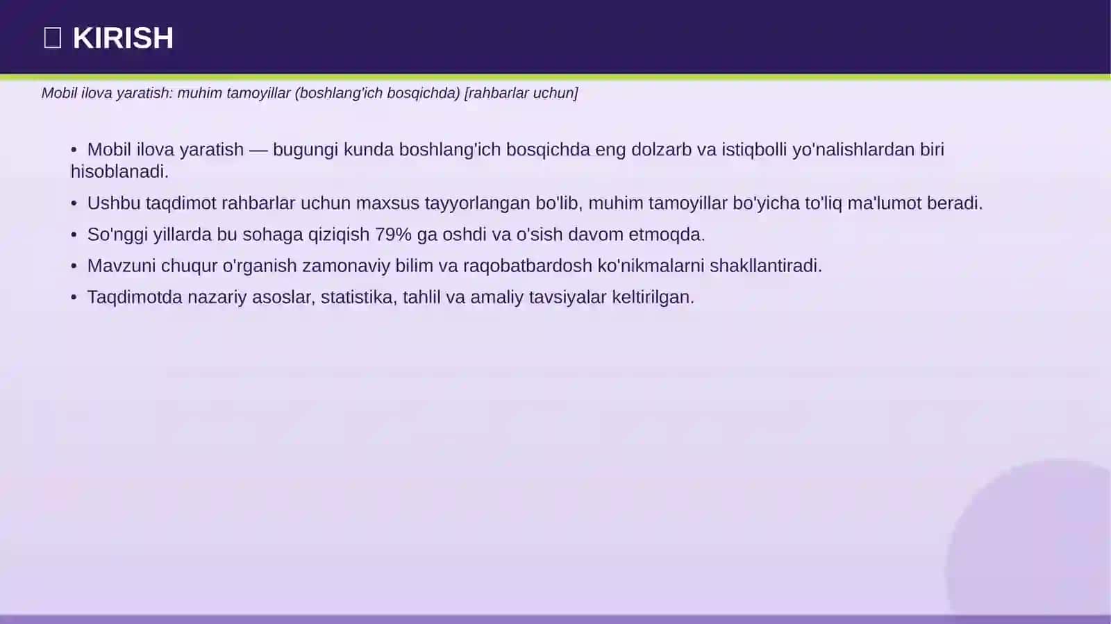 MOBIL ILOVA YARATISH 3
