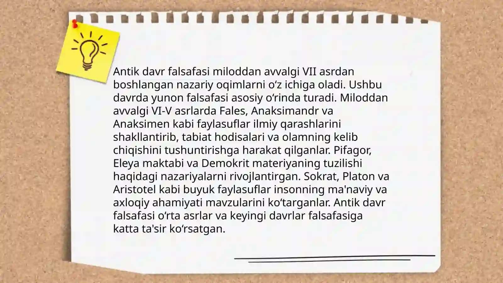 Gʻarb falsafasining ustuvor yoʻnalishlari 3